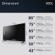 Sony BRAVIA | KD-65X80L | LED | 4K HDR | Google TV | ECO PACK | BRAVIA CORE | Flush Surface Design 14