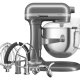 KitchenAid 5KSM70SHXEMS Sbattitore con base 325 W Argento 3