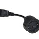 Link Accessori LKADSK adattatore per presa di corrente C14 Tipo C (Europlug) Nero 2