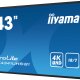 iiyama LE4341UHS-B1 visualizzatore di messaggi Pannello piatto per segnaletica digitale 108 cm (42.5