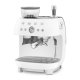 Smeg Macchina da Caffè Espresso Manuale con macinacaffè integrato 50's Style – Bianco LUCIDO – EGF03WHEU 2