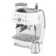 Smeg Macchina da Caffè Espresso Manuale con macinacaffè integrato 50's Style – Bianco LUCIDO – EGF03WHEU 12