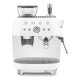 Smeg Macchina da Caffè Espresso Manuale con macinacaffè integrato 50's Style – Bianco LUCIDO – EGF03WHEU 4