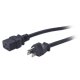 APC Pwr Cord, 15A, 100-120V, C19 to 5-15 Nero 2,5 m 2