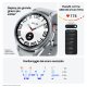 Samsung Galaxy Watch6 Classic Smartwatch Fitness Tracker Ghiera Interattiva in Acciao Inox 47mm Graphite 6
