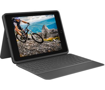 Logitech Rugged Folio QWERTY Italiano Smart Connector Grafite