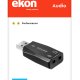 Ekon ECAADUSB2JACK35K hub di interfaccia USB tipo A Nero 3