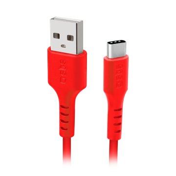 SBS TECABLEMICROC15R cavo USB USB 2.0 1,5 m USB A USB C Rosso