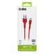 SBS TECABLEMICROC15R cavo USB USB 2.0 1,5 m USB A USB C Rosso 3