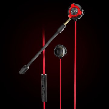 Energy Sistem ESG 1 DUAL DRIVER Cuffie Cablato In-ear Giocare Nero, Rosso