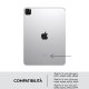 Logitech Combo Touch Custodia con Tastiera per iPad Pro 11 pollici (1a, 2a, 3a gen - 2018, 2020, 2021) - Tastiera Retroilluminata Rimovibile, Trackpad, Smart Connector - Grigio 12