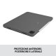 Logitech Combo Touch Custodia con Tastiera per iPad Pro 11 pollici (1a, 2a, 3a gen - 2018, 2020, 2021) - Tastiera Retroilluminata Rimovibile, Trackpad, Smart Connector - Grigio 4