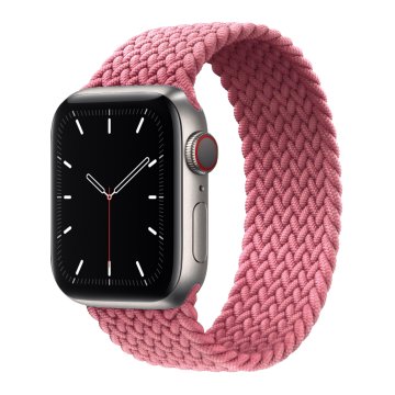 Eva Fruit Cinturino per Apple Watch Compatibile con chiusura elastica in fibra di silicone di colore rosa