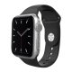 Eva Fruit Cinturino per Apple Watch compatibile con chiusura con bottone in silicone di colore nero 2