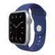 Eva Fruit Cinturino per Apple Watch compatibile con chiusura con bottone in silicone di colore blu scuro 2