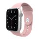 Eva Fruit Cinturino per Apple Watch Compatibile con chiusura con bottone in silicone di colore rosa 2