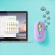 Logitech POP Mouse Wireless con Emoji personalizzabili, Tecnologia SilentTouch, Precisione e Velocità, Design Compatto, Bluetooth, USB, Multidispositivo, Compatibile OS - Daydream 4
