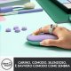 Logitech POP Mouse Wireless con Emoji personalizzabili, Tecnologia SilentTouch, Precisione e Velocità, Design Compatto, Bluetooth, USB, Multidispositivo, Compatibile OS - Daydream 10