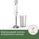 Imetec FrullaRapido+, Frullatore a Immersione, Gambo XL in Acciaio, Lame in Acciaio Inox, Funzionamento a Impulsi, Bicchiere graduato da 700 ml BPA Free, 800 W 4