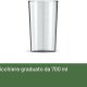 Imetec FrullaRapido+, Frullatore a Immersione, Gambo XL in Acciaio, Lame in Acciaio Inox, Funzionamento a Impulsi, Bicchiere graduato da 700 ml BPA Free, 800 W 7