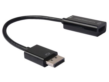 Mediacom MD-M301 cavo e adattatore video DisplayPort HDMI tipo A (Standard) Nero