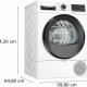 Bosch Serie 6 Asciugatrice a pompa di calore , 8 kg, Cl. A+++, con filtro EasyClean e Vapore Iron Assist 6