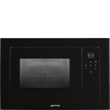 Smeg FMI120B3 forno a microonde Da incasso Microonde con grill 20 L 800 W Nero