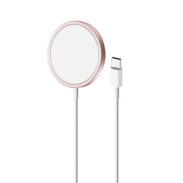 PURO CUSBCMAG1ROSE Caricabatterie per dispositivi mobili Smartphone Rosa USB Carica wireless Interno