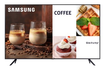 Samsung BE85C-H Pannello piatto per segnaletica digitale 2,16 m (85") LED Wi-Fi 4K Ultra HD Nero Processore integrato Tizen