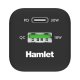 Hamlet XPDC-G3018Q Caricabatterie per dispositivi mobili Universale Nero AC Ricarica rapida Interno 4