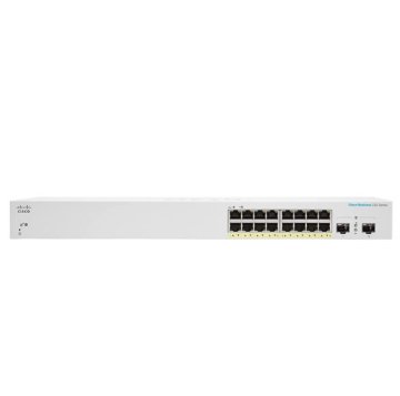 Cisco CBS220-16P-2G Gestito L2 Gigabit Ethernet (10/100/1000) Supporto Power over Ethernet (PoE) Bianco