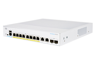 Cisco CBS350-8FP-E-2G-EU switch di rete Gestito L2/L3 Gigabit Ethernet (10/100/1000) Argento