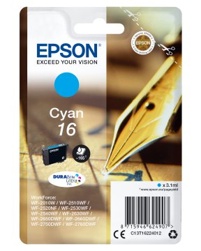 Epson Pen and crossword Cartuccia Penna e cruciverba Ciano Inchiostri DURABrite Ultra 16