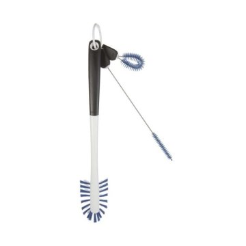 OXO 1329080MLNYK spazzolino per bottiglia Nero, Blu, Bianco