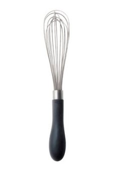 OXO 9" Whisk Acciaio inox Nero, Acciaio inox