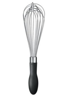 OXO 11" Balloon Whisk Frusta con sfera Acciaio inox Nero, Acciaio inox