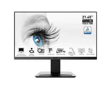 MSI Pro MP223 Monitor PC 54,5 cm (21.4") 1920 x 1080 Pixel Full HD LED Nero