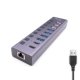 i-tec USB-A/USB-C Charging HUB 9port with LAN + Power Adapter 60 W 3