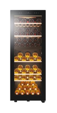 Haier Wine Bank 50 Serie 5 HWS79GDG Cantinetta vino con compressore Libera installazione Nero 79 bottiglia/bottiglie