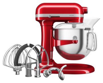 KitchenAid 5KSM70SHXECA Sbattitore con base 325 W Rosso