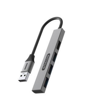 HUB USB-A 2.0 4 USB-A 2.0 DA VIAGGIO E CAVO 0.6M