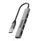 HUB USB-A 2.0 4 USB-A 2.0 DA VIAGGIO E CAVO 0.6M 2