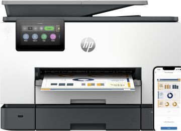 HP OfficeJet Pro Stampante multifunzione 9130b, Colore, Stampante per Piccole e medie imprese, Stampa, copia, scansione, fax, wireless; stampa da smartphone o tablet; alimentatore automatico di docume