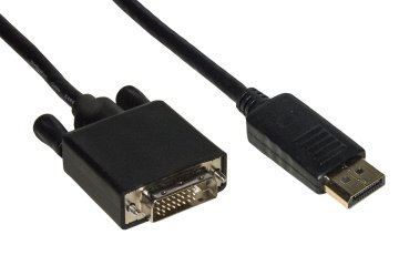 Link Accessori LKCDPDVI20 cavo e adattatore video 2 m DisplayPort DVI-D Nero