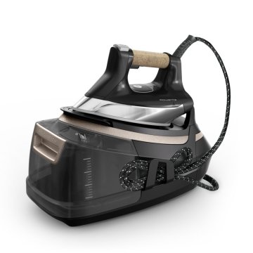 Rowenta Eco Steam Pro 2800 W 1,3 L Piastra Microsteam 400 HD 3De Laser Beige, Nero