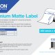 Epson Premium Matte Label - Die Cut Roll: 210mm x 297mm, 200 labels 2