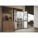 Haier Cube 83 Serie 3 HCR3818EWMM frigorifero side-by-side Libera installazione 463 L E Platino, Acciaio inox 40