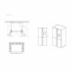 Haier Cube 83 Serie 3 HCR3818EWMM frigorifero side-by-side Libera installazione 463 L E Platino, Acciaio inox 42