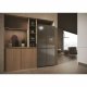 Haier Cube 83 Serie 3 HCR3818EWMM frigorifero side-by-side Libera installazione 463 L E Platino, Acciaio inox 50