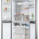 Haier Cube 83 Serie 3 HCR3818EWMM frigorifero side-by-side Libera installazione 463 L E Platino, Acciaio inox 7